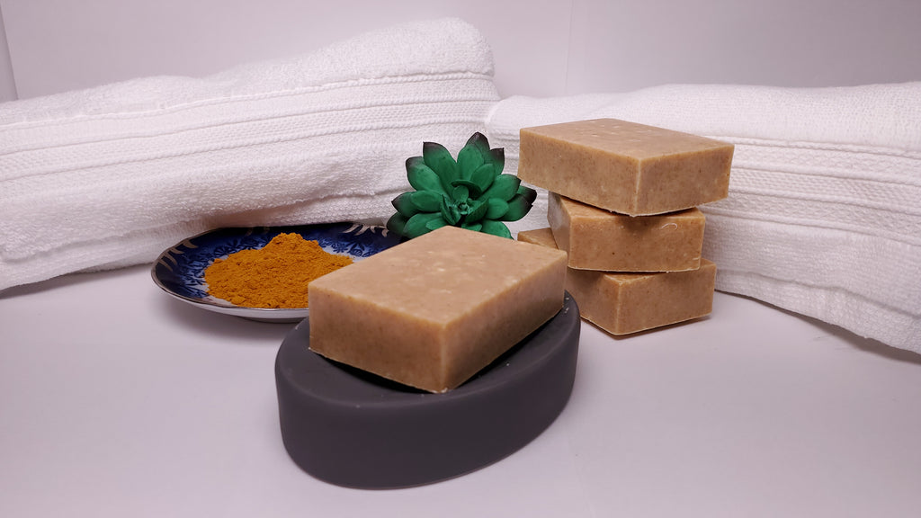 Organic Turmeric and Vitamin E Soap Bar - Artisan natural soap